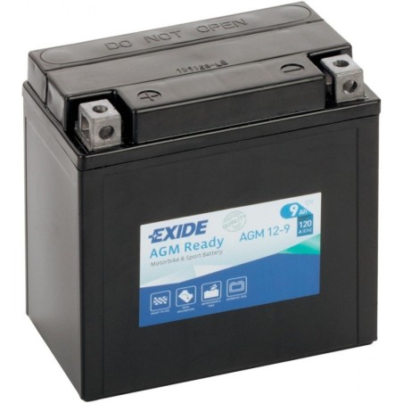Мото аккумулятор Exide AGM 12-9 12v 9Ah 120A