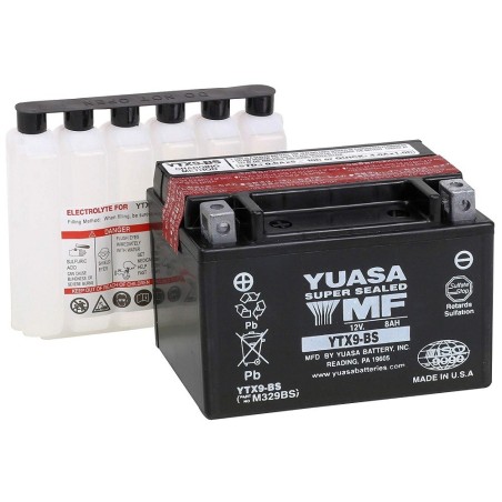 Мото аккумулятор Yuasa YTX9-BS 12v 9Ah 135A