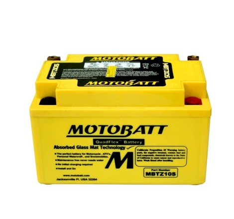 Мото аккумулятор MotoBatt MBTZ10S 12V 8Ah 190A