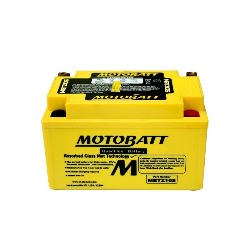 Мото аккумулятор MotoBatt MBTZ10S 12V 8Ah 190A