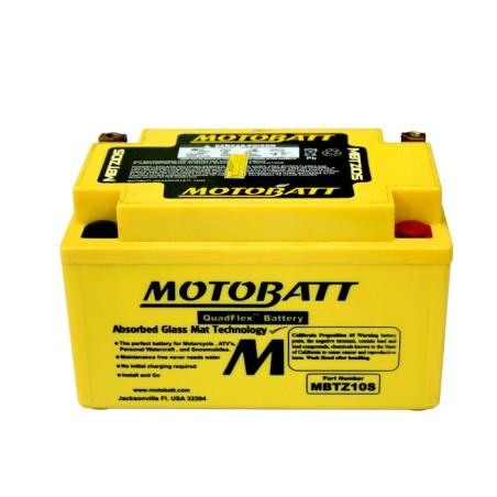 Мото аккумулятор MotoBatt MBTZ10S 12V 8Ah 190A