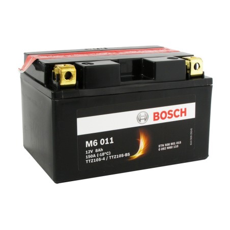 Мото аккумулятор BOSCH M6 011 TTZ10S-4 12v 8Ah 150A