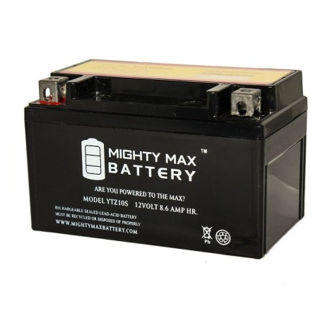 Мото аккумулятор MIGHTY MAX YTZ10S 12v-8.6Ah 190A