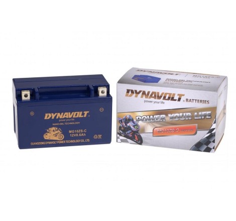 Мото аккумулятор DYNAVOLT MG10ZS-C 12v 8.6Ah 190A