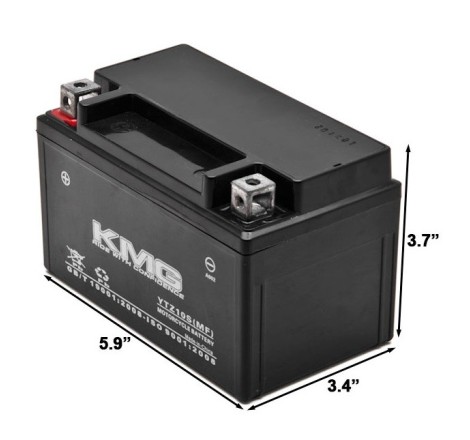 Мото аккумулятор KMG MF YTZ10S 12v 8Ah 165A