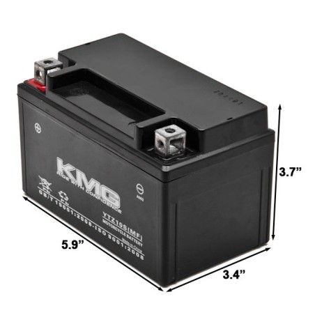 Мото аккумулятор KMG MF YTZ10S 12v 8Ah 165A