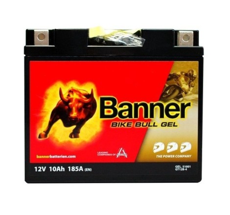 BANNER BIKE BULL GT12B-4 / YT12B-BS 12V 10AH 185A
