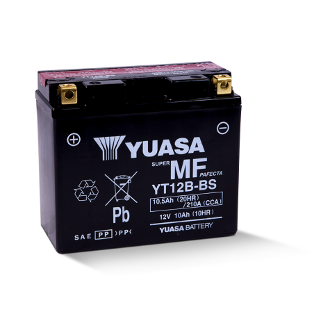 Мото аккумулятор YUASA MF YT12B-BS 12v 10Ah 210A