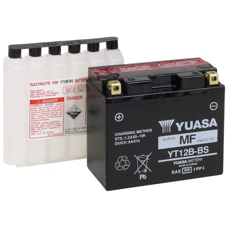 Мото аккумулятор YUASA MF YT12B-BS 12v 10Ah 210A
