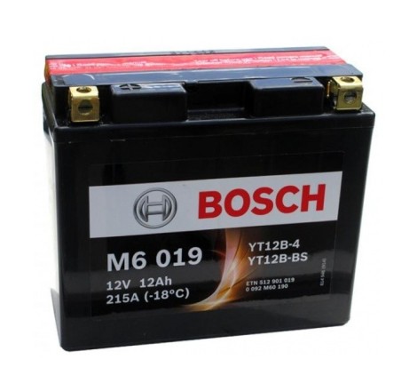 Мото аккумулятор BOSCH YT12B-4 12v 12Ah 215A
