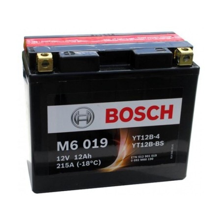 Мото аккумулятор BOSCH YT12B-4 12v 12Ah 215A