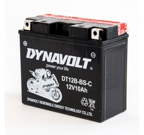 Мото аккумулятор DYNAVOLT DT12B-BS-C 12v 10Ah 160A