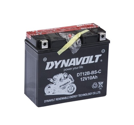 Мото аккумулятор DYNAVOLT DT12B-BS-C 12v 10Ah 160A