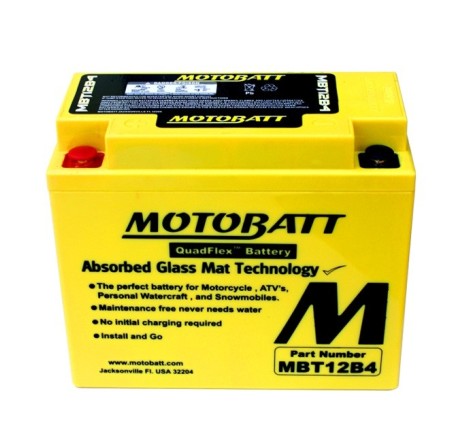 Мото аккумулятор MOTOBATT MBT12B4 12v 10Ah 150A