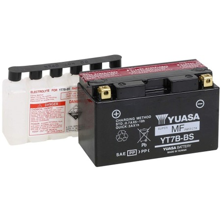 Мото аккумулятор YUASA MF YT7B-BS 12v 6.5Ah 110A
