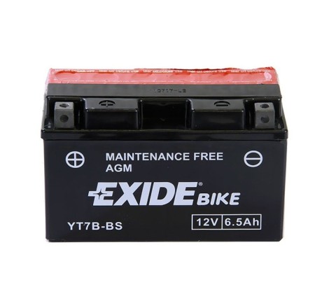 Мото аккумулятор EXIDE YT7B-BS 12v 6.5Ah 110A