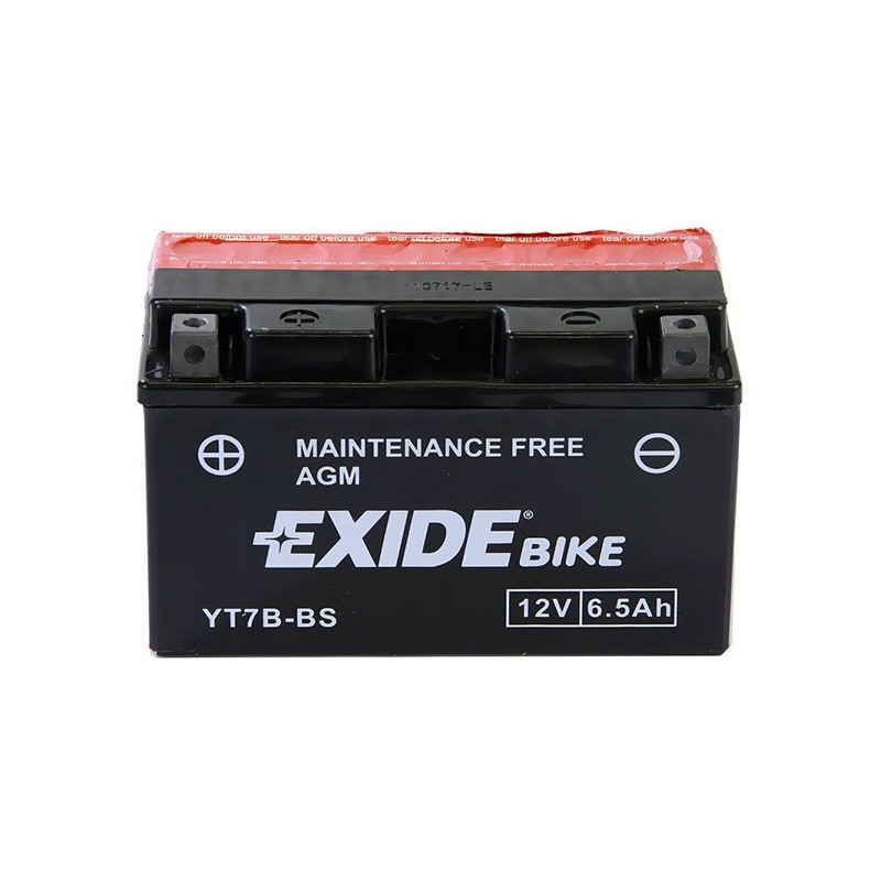 Мото аккумулятор EXIDE YT7B-BS 12v 6.5Ah 110A
