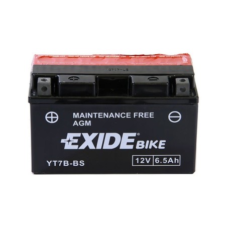 Мото аккумулятор EXIDE YT7B-BS 12v 6.5Ah 110A