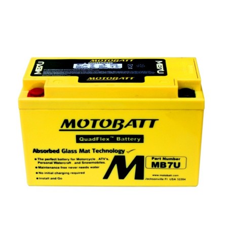 Мото аккумулятор MOTOBATT MB7U 12v 6.5Ah 100A
