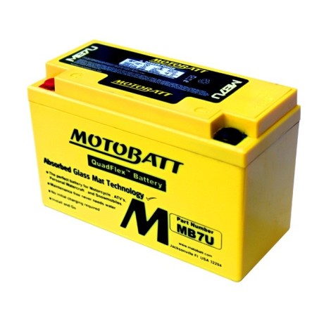 Мото аккумулятор MOTOBATT MB7U 12v 6.5Ah 100A