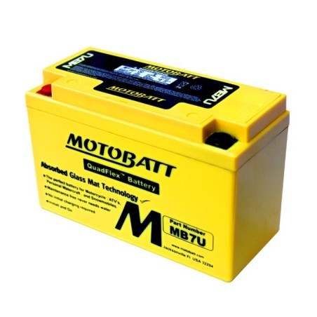 Мото аккумулятор MOTOBATT MB7U 12v 6.5Ah 100A