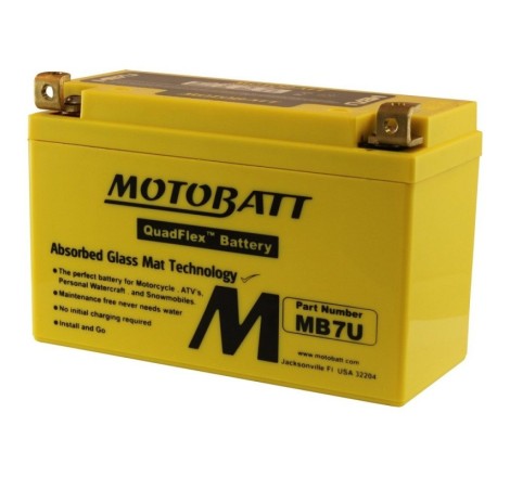 Мото аккумулятор MOTOBATT MB7U 12v 6.5Ah 100A