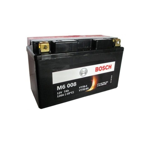 Мото аккумулятор BOSCH M6 008 YT7B-4 12v 7Ah 120A