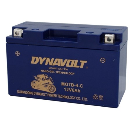 Мото аккумулятор Dynavolt MG7B-4-C 12v 6Ah 85A