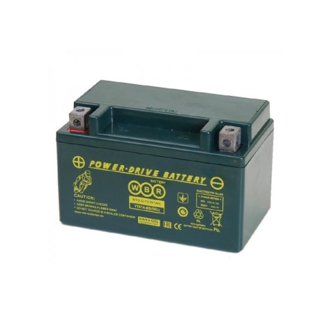 Мото аккумулятор WBR MTG 12-7 YTX7A-BS 12v 7Ah 90A