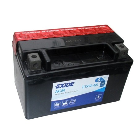 Мото аккумулятор Exide ETX7A-BS 12v 6Ah 90A