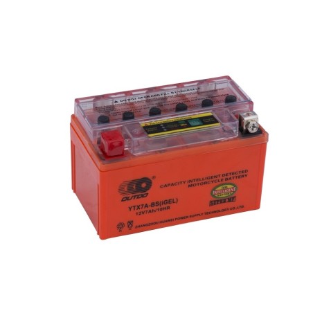 Мото аккумулятор OUTDO GEL YTX7A-BS 12v 6Ah 120A