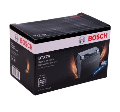 Мото аккумулятор BOSCH BTX7A YTX7A-BS 12v 6Ah 100A