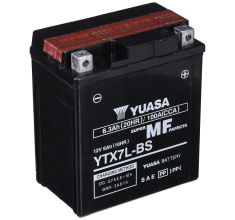Мото аккумулятор YUASA YTX7L-BS 12v 6Ah 100A