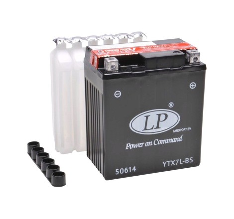 Мото аккумулятор LP AGM YTX7L-BS 12v 6Ah 100A