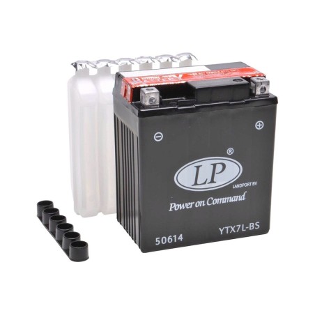 Мото аккумулятор LP AGM YTX7L-BS 12v 6Ah 100A