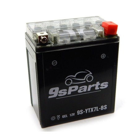Мото аккумулятор 9SParts GEL 9S-YTX7L-BS 12v 6Ah 100A