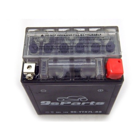 Мото аккумулятор 9SParts GEL 9S-YTX7L-BS 12v 6Ah 100A
