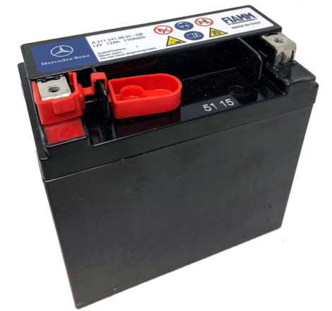Дополнительный аккумулятор для мерседес w211 FIAMM 12v 12Ah 170A