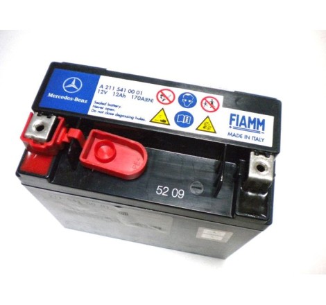 Дополнительный аккумулятор для мерседес w211 FIAMM 12v 12Ah 170A