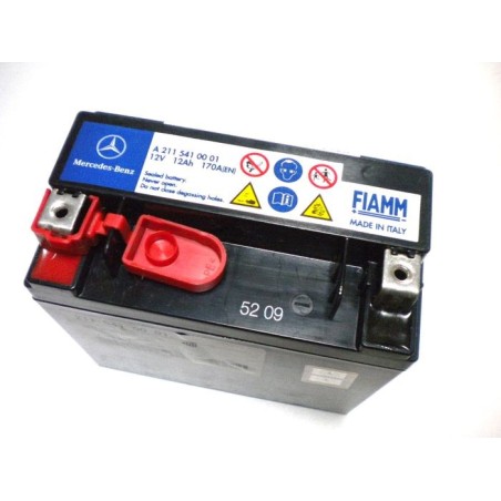 Дополнительный аккумулятор для мерседес w211 FIAMM 12v 12Ah 170A