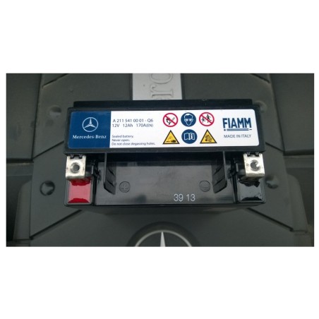 Дополнительный аккумулятор для мерседес w211 FIAMM 12v 12Ah 170A