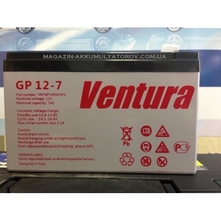 Аккумуляторная батарея Ventura GP 12-7 12v 7Ah