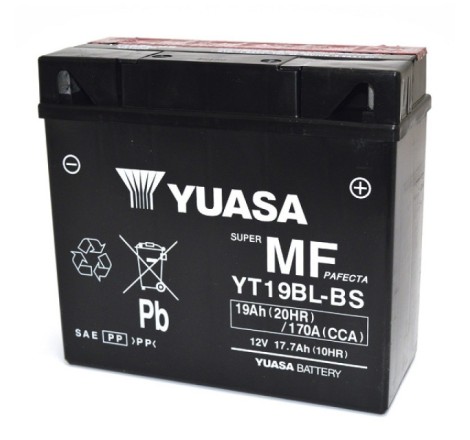 Аккумулятор на мотоцикл BMW YUASA MF YT19BL-BS 19Ah 170A