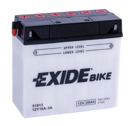 Мото аккумулятор на BMW EXIDE 51913 / 12Y16A-3A 12v 20Ah 210A