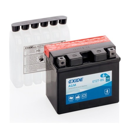 Мото аккумулятор Exide AGM ETZ7-BS 12v 6Ah 100A (Оригинал)