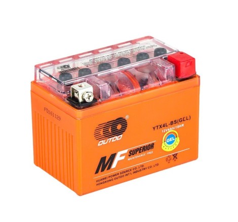 Аккумулятор для мопедов GEL 12v 4Аh 70A (Оригинал)