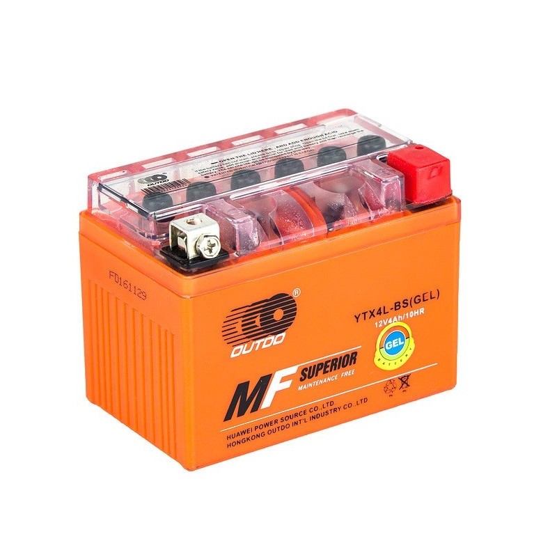 Аккумулятор для мопедов GEL 12v 4Аh 70A (Оригинал)