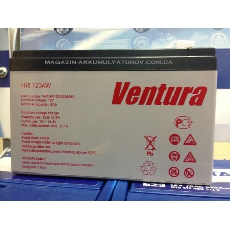 Аккумуляторная батарея Ventura HR 1234W 12v 9Ah
