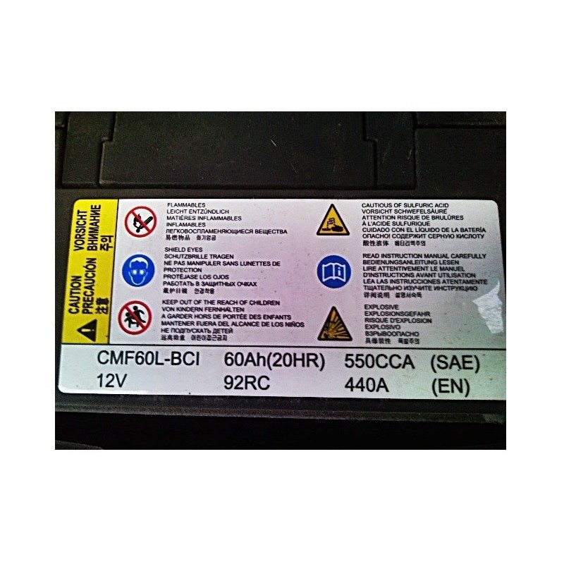 Аккумулятор CMF60L-BCI 12v 60Ah 550CCA