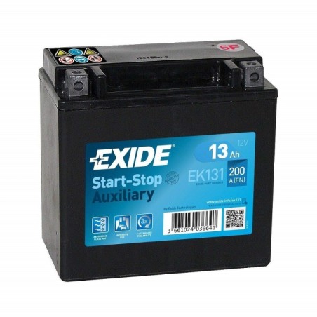 Дополнительный на Mercedes Benz A2115410001 EXIDE EK131 AGM 12V 13Ah 200A
